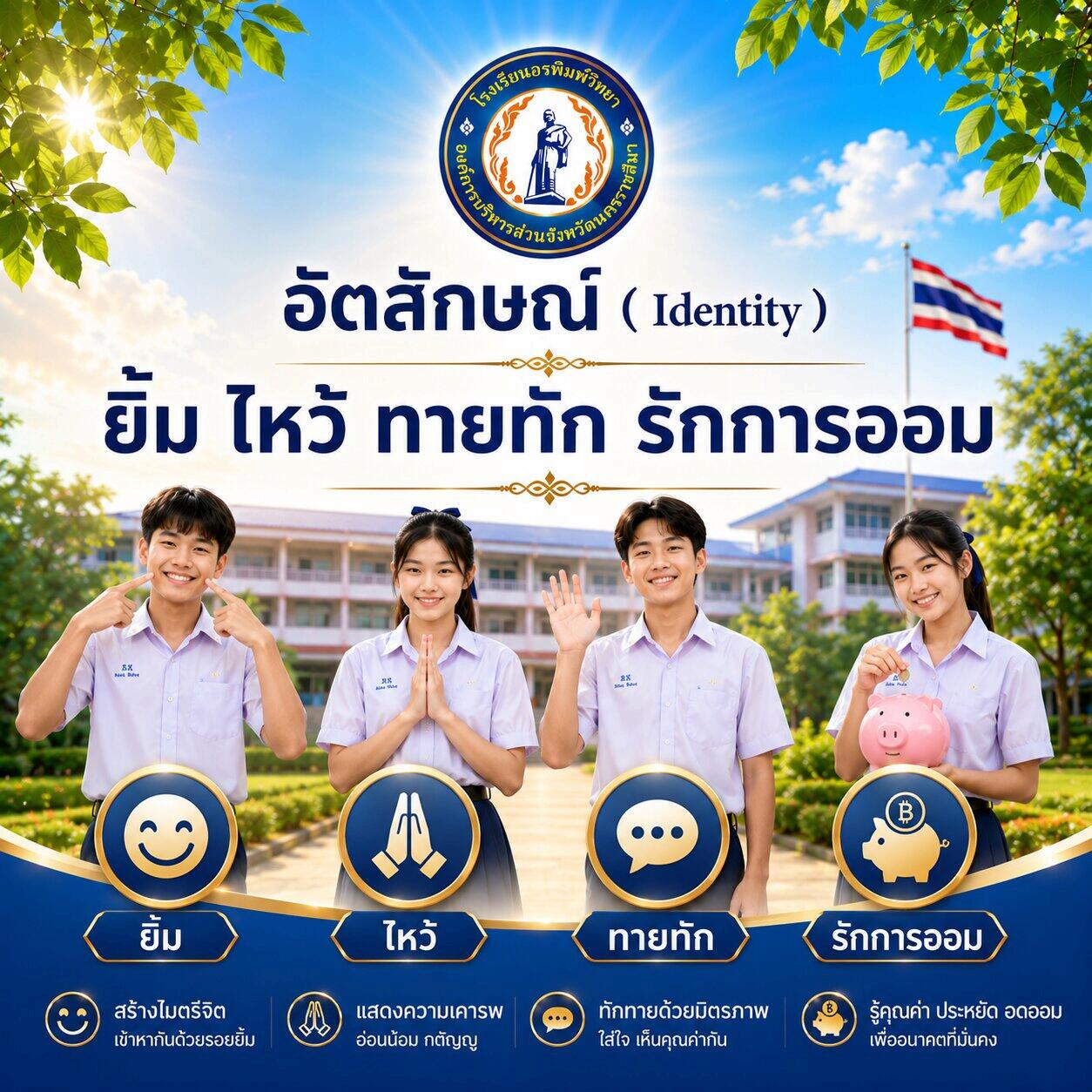 อัตลักษณ์ โรงเรียนอรพิมพ์วิทยา